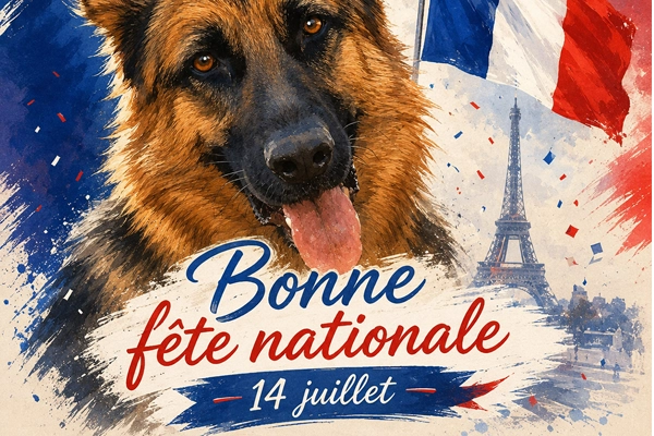 14 juillet : hommage aux chiens qui protègent et sauvent des vies
