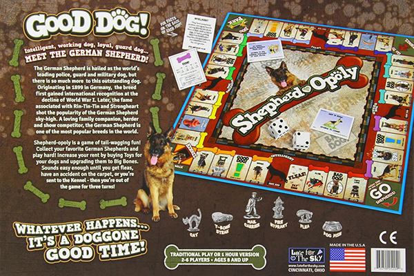 Découvrez German Shepherd-Opoly, le Monopoly dédié au Berger Allemand !