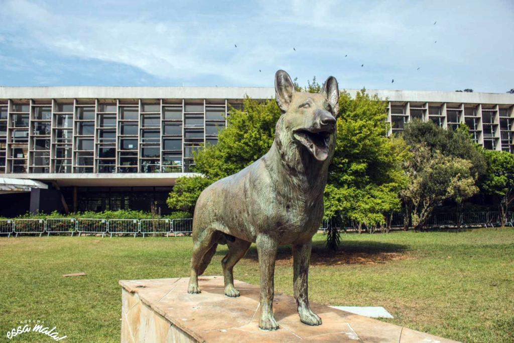 Niwo Daheim La statue du Berger Allemand du parc d’Ibirapuera