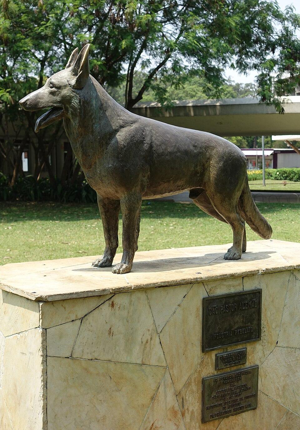 Niwo Daheim La statue du Berger Allemand du parc d’Ibirapuera