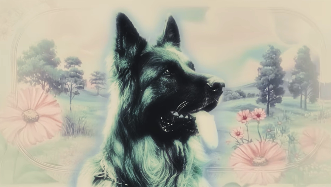 Le Berger Allemand dans le clip Des fleurs de Tove Lo et Stromae : un symbole de l'instinct et du désir
