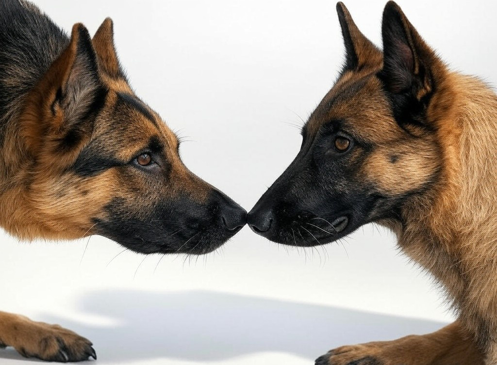 berger allemand et malinois