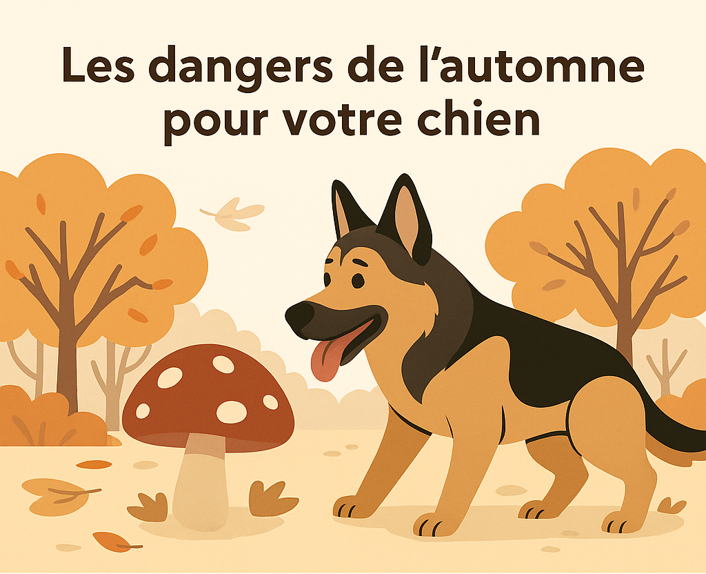 les dangers de l'automne pour le chien
