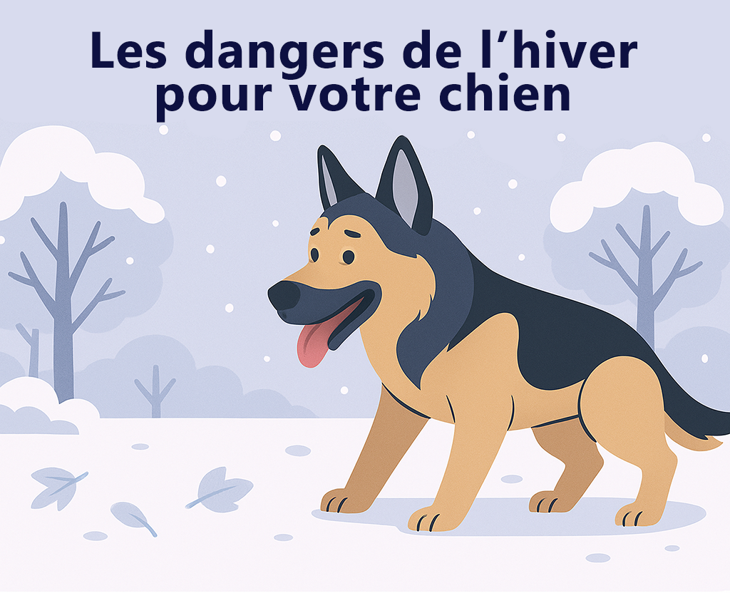 les dangers de l'hiver pour le chien