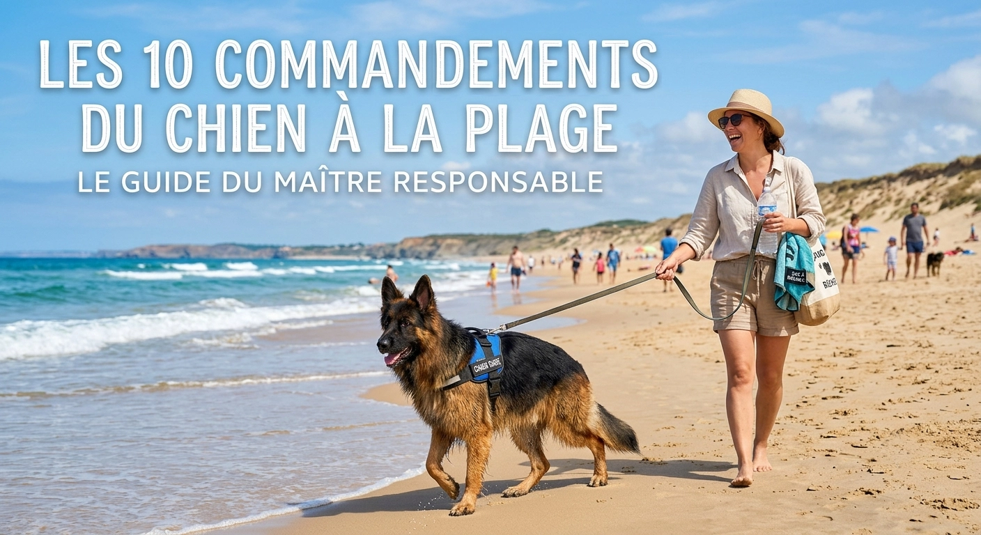 Les 10 commandements du chien à la plage : le guide du maître responsable