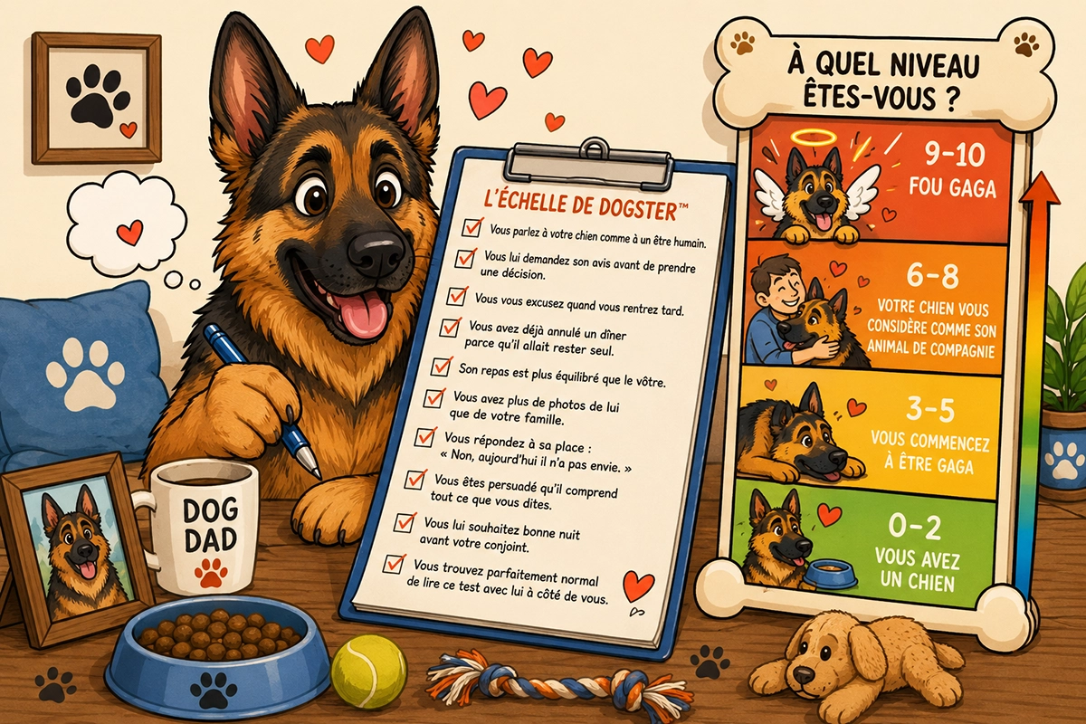 L’échelle de Dogster: quel est votre niveau de complicité avec votre chien ?