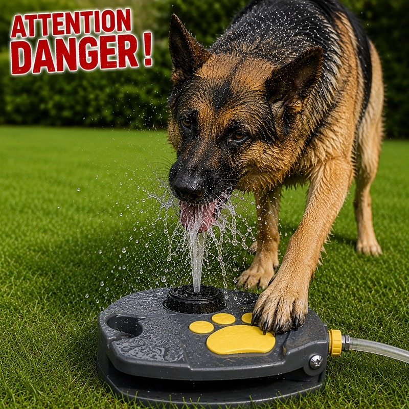 Jeu du tuyau d'arrosage et autres jeux d'eau : un danger méconnu pour les chiens !