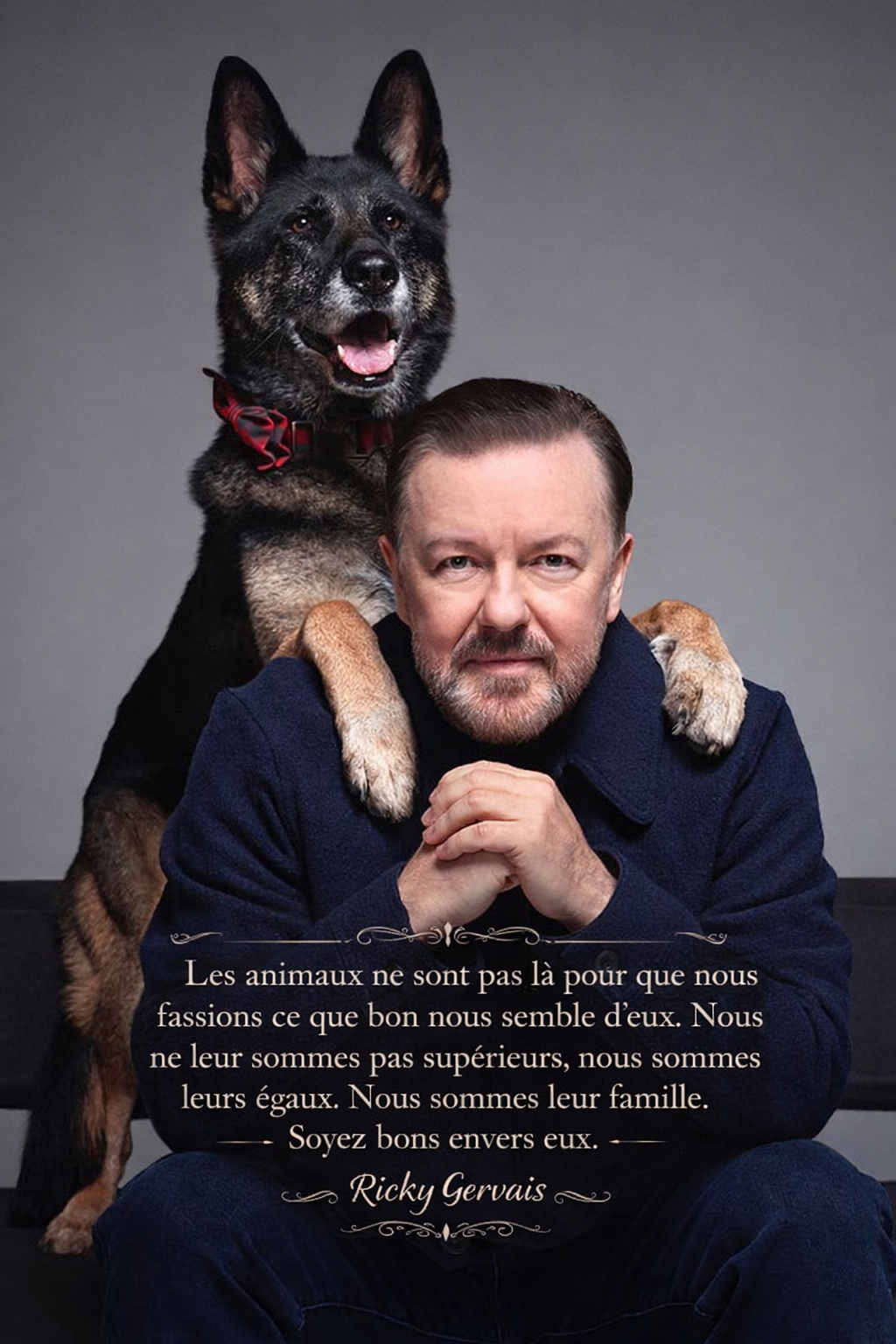 Connu dans le monde entier pour son humour corrosif et son franc-parler, Ricky Gervais est bien plus qu’un comédien à succès.