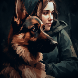 Artwork Berger Allemand 25f